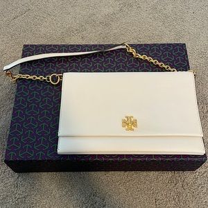 Tory Burch White Clutch